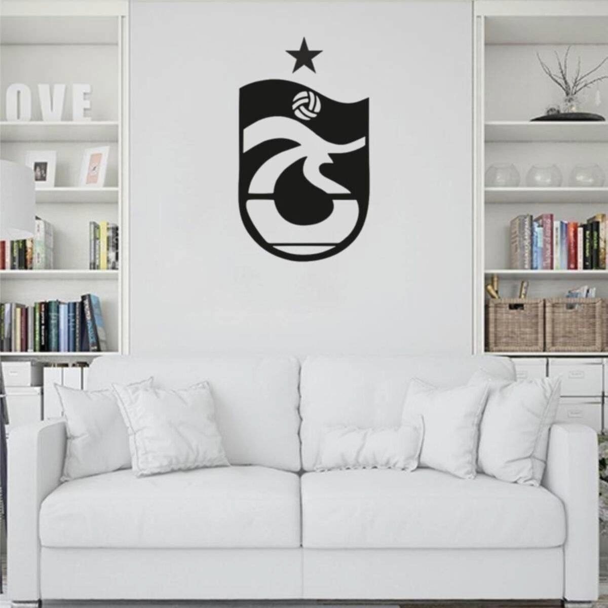 Trabzonspor Logo Metal Duvar Tablosu - AMD6310